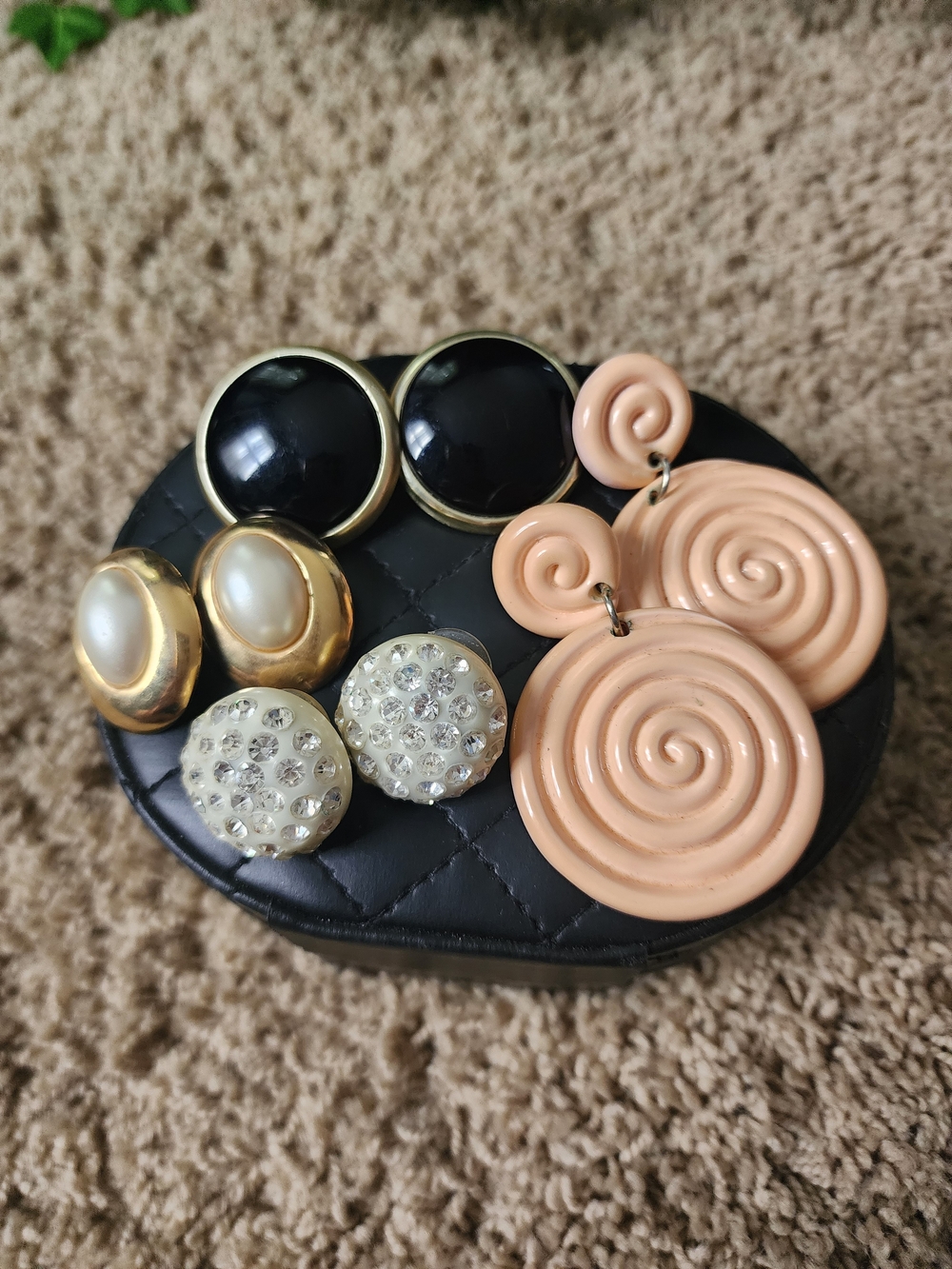 Bold Retro Statement Earrings - Unbranded